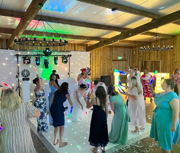 Mobile disco and DJ set-up in Exeter